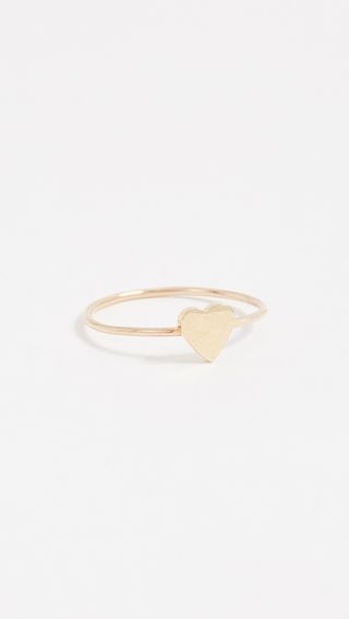 Jennifer Meyer Jewelry + 18k Gold Mini Heart Ring