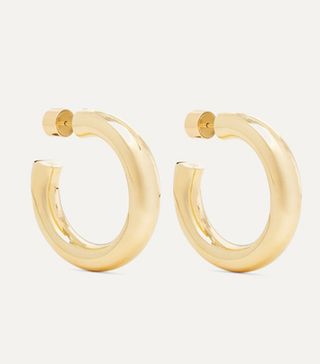 Jennifer Fisher + Mini Kevin Gold-Plated Hoop Earrings