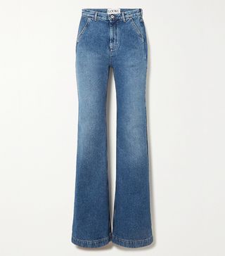 Loewe + High-Rise Straight-Leg Jeans