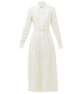 Gabriela Hearst + Descartes Polka Dot Silk-Twill Shirtdress