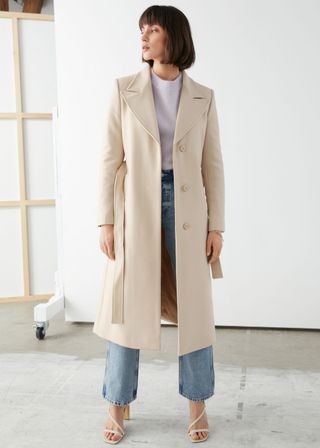 & Other Stories + Belted Long Coat
