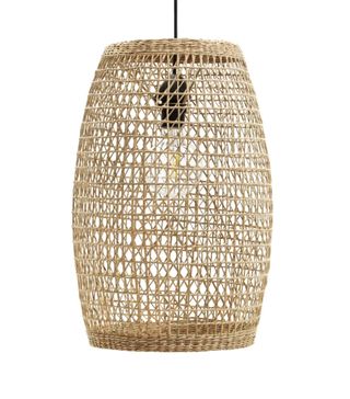 La Redoute + Makita Cage-Style Wicker Lightshade, Large