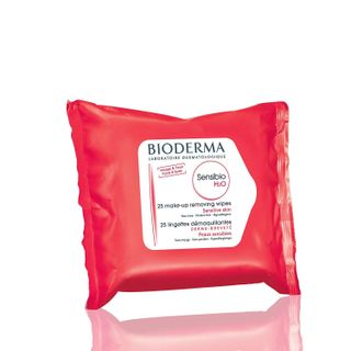 Bioderma + Sensibio H2O Biodegradable Soothing Cleansing and Makeup Remover Wipes for Sensitive Skin