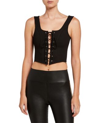 I.Am.Gia + Memphis Lace-Up Corset Top