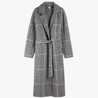 Hush + Double Faced Check Coat