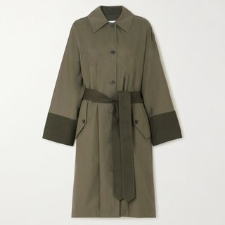 Loewe + Belted Two-Tone Trench Coat