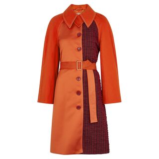 Stine Goya + Harrison Orange Panelled Coat