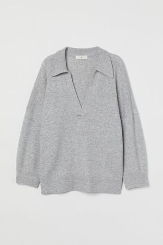 H&M + Sweater With Collar