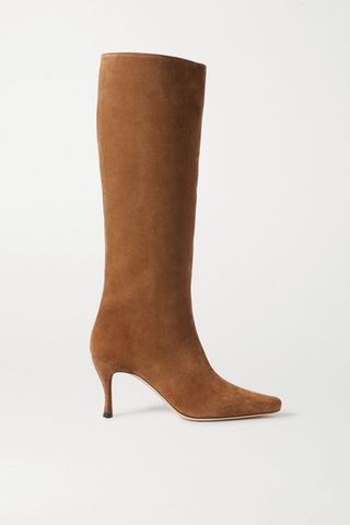 BY FAR + Stevie Suede Knee Boots