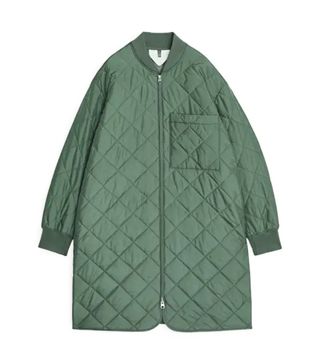 Arket + Quilted Long Jacket