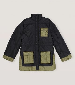 Ganni + Recycled Ripstop Quilt Jacket