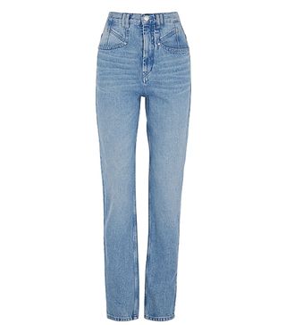 Isabel Marant + Dominic Blue Straight-Leg Jeans
