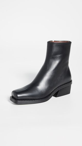 Proenza Schouler + Box Toe Booties