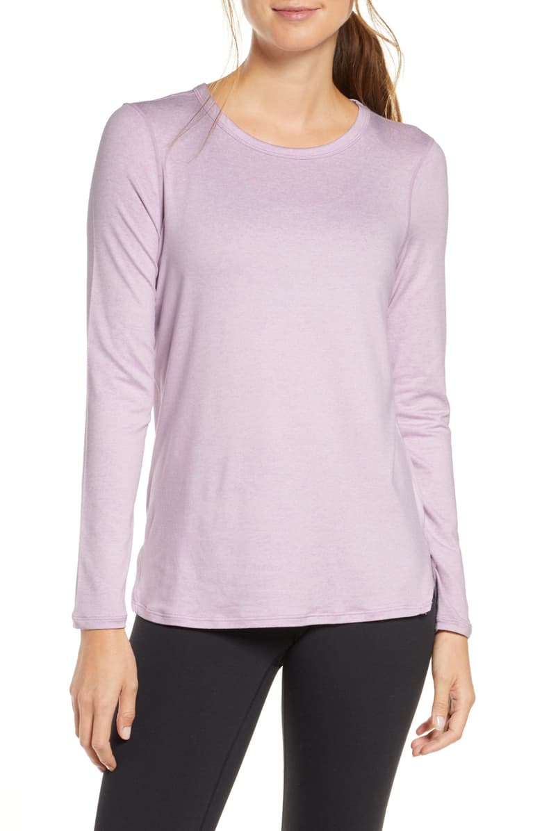 Zella + Liana Long Sleeve Recycled Blend Performance Tee