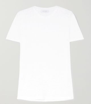 Ninety Percent + Linen-Jersey T-Shirt