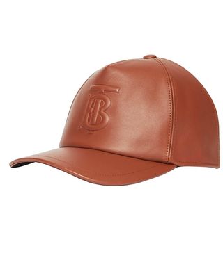 Burberry + Monogram Motif Leather Baseball Cap