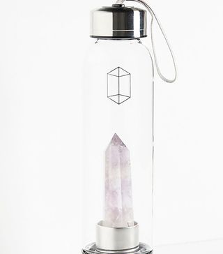 Glacce + Amethyst Crystal Elixir Water Bottle