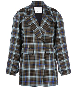 Tibi + Spencer Plaid Blazer