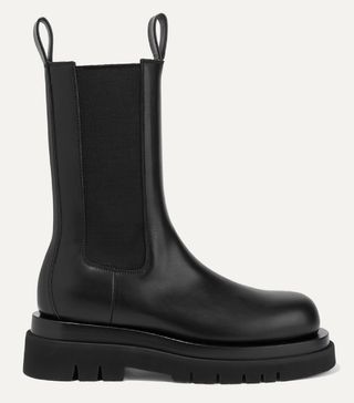 Bottega Veneta + Leather Ankle Boots