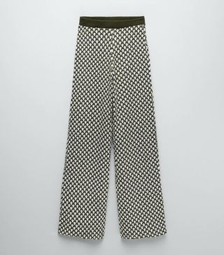 Zara + Jacquard Trousers