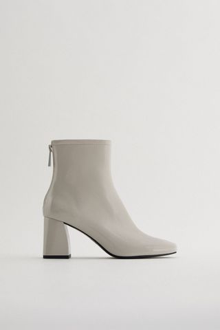 Zara + Wide Heel Ankle Boot
