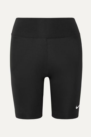 Nike + Leg-A-See Stretch Cotton-Blend Jersey Shorts