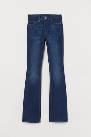 H&M + Flared High Waist Jeans