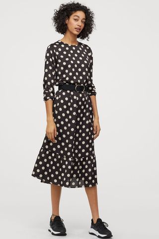 H&M + Crêped Dress