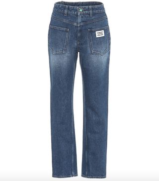 Burberry + High-Rise Straight Jeans