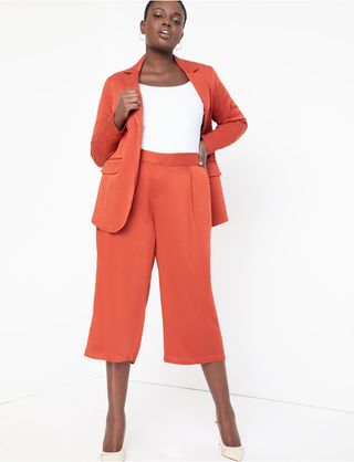 Eloquii + High Waisted Cropped Pant