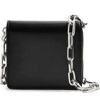 Topshop + Faux Leather Crossbody Bag