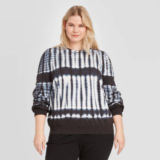 Who What Wear x Target + Striped Crewneck Sweatshirt