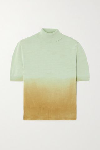 Andersson Bell + Erin Tie-Dyed Cotton Turtleneck Sweater