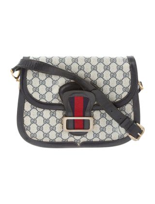 Gucci + Vintage GG Plus Flap Bag