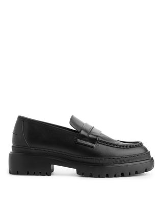 Arket + Chunky-Sole Leather Loafers