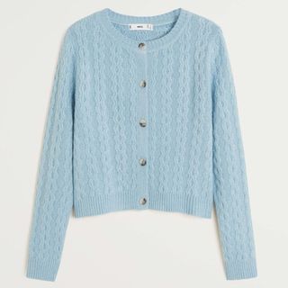 Mango + Combined Knitted Cardigan