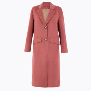 Marks and Spencer + Wool Blend Double Faced Coat