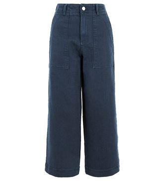 Marks and Spencer Collection + Utilty Wide Leg Cropped Jeans