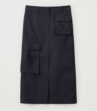 COS + Cotton Skirt With Patch Pockets
