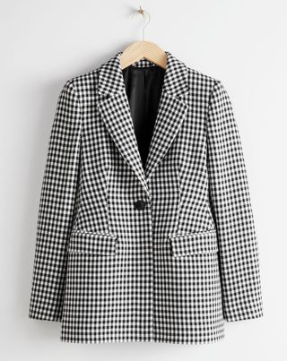 
Other Stories + Tailored Gingham Blazer