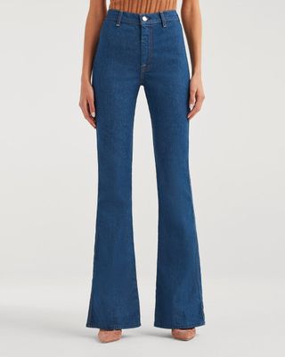 7 for All Mankind + Modern A Pocket Jeans in Avant Rinse