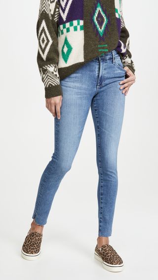 AG + Farrah Skinny Ankle Jeans