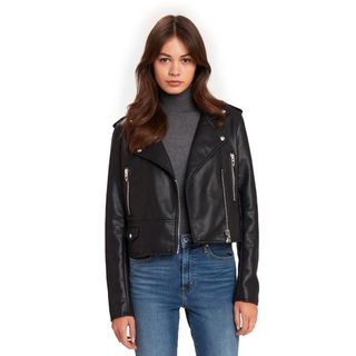 BlankNYC + Faux Leather Moto Jacket