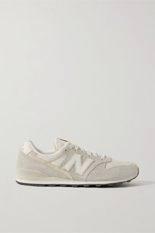 New Balance + 996 Suede, Mesh and Leather Sneakers