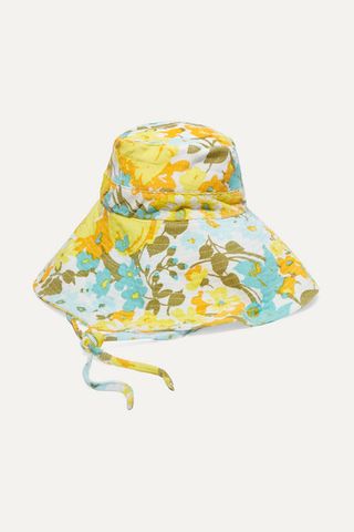 Faithfull the Brand + Floral-Print Cotton-Corduroy bucket Hat