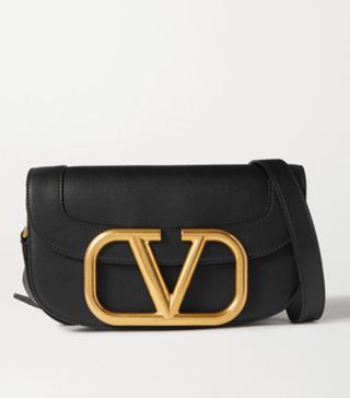 Valentino + Garavani Supervee Leather Shoulder Bag