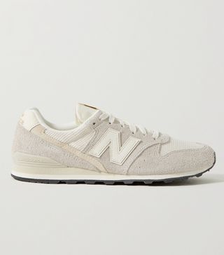 New Balance + 996 Suede, Mesh and Leather Sneakers