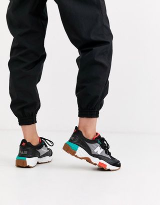 New Balance + 801 Trail Trainers in Black Exclusive at Asos