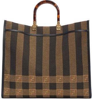 Fendi + Sunshine Stripe Medium Shopper