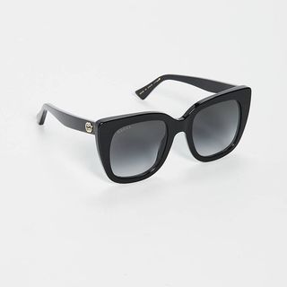 Gucci + Socks Acetate Square Sunglasses